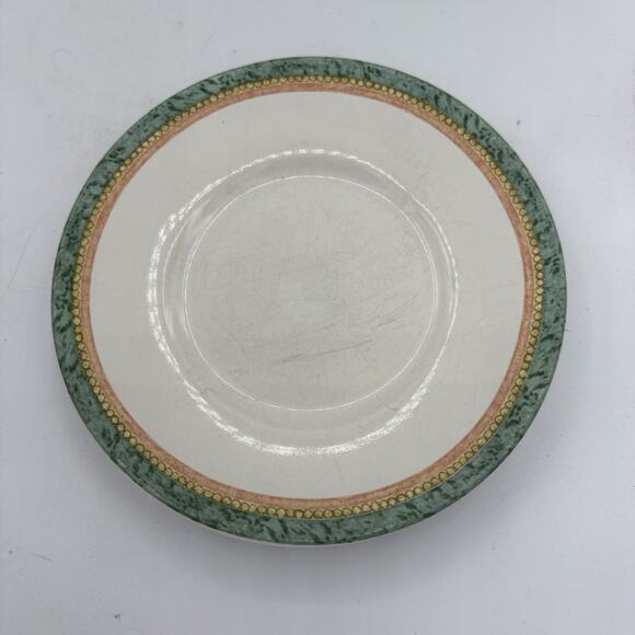 Pfaltzgraff Saucer Plates 6.25" Lot Set of 6 French Quarter Green Bread Dessert - Picture 11 of 16